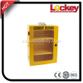 Caja de etiquetas de bloqueo del grupo de seguridad de combinación de acero amarillo
